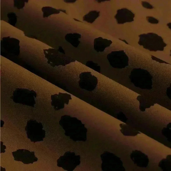 Yozi brown and black dress in size Medium. 🐆 Very flattering! - Picture 4 of 4